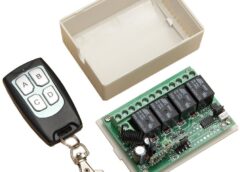 Geekcreit® 12V 4CH Channel 433Mhz Wireless Remote Control Switch Transceiver Receiver Module